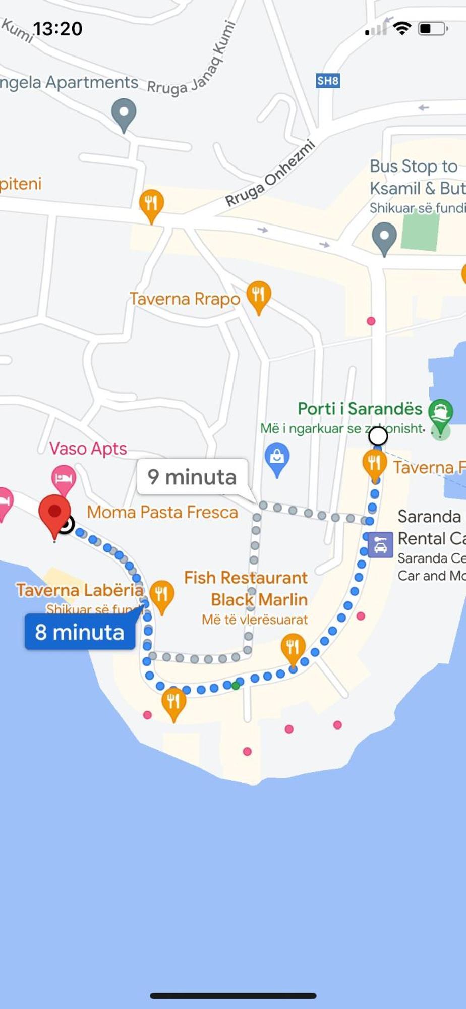 Vaso Apts Saranda Kültér fotó